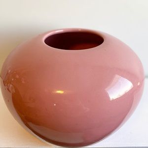 Pink Art Deco Sphere Vase